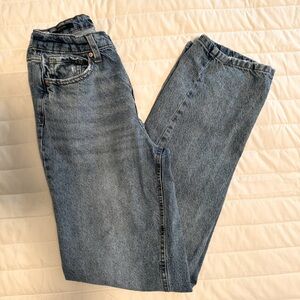 Classic Blue Denim Straight Jeans